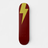 Lightning Bolt Persoonlijk Skateboard (Voorkant)