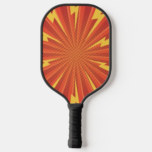 Lightning Bolt Pickleball Paddle (Achterkant)