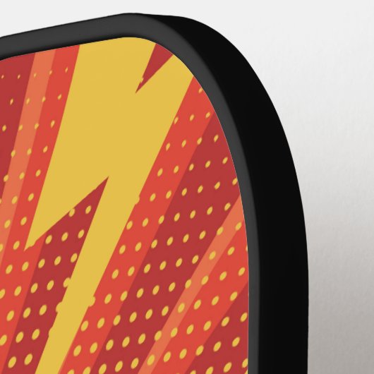 Lightning Bolt Pickleball Paddle (Links Detail)