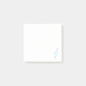 Lightning Bolt Post It Notes / White (Voorkant)
