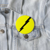 Lightning Bolt Ronde Button 7,6 Cm (In situ)