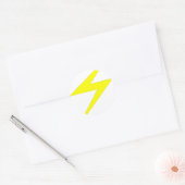 Lightning Bolt Ronde Sticker (Envelop)