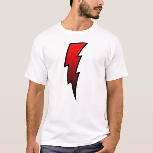 Lightning Bolt - Rood T-shirt (Voorkant)