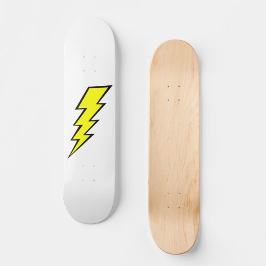 Lightning Bolt Sk8 Bord Persoonlijk Skateboard (Voorkant)