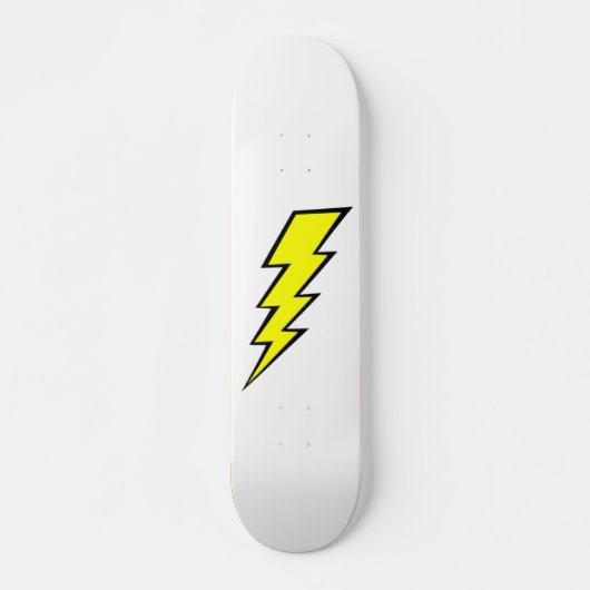 Lightning Bolt Sk8 Bord Persoonlijk Skateboard (Voorkant)