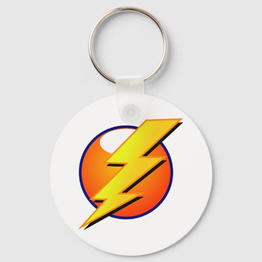 Lightning Bolt Sleutelhanger (Voorkant)