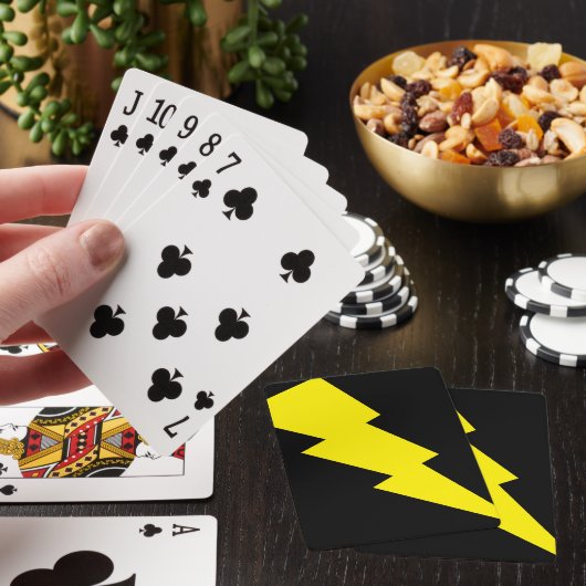 "Lightning Bolt"-speelkaarten Pokerkaarten (Insitu)