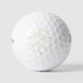 Lightning Bolt Srixon Soft Feel 13 Golfballen (Voorkant)