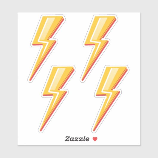 Lightning Bolt Sticker (Vel)