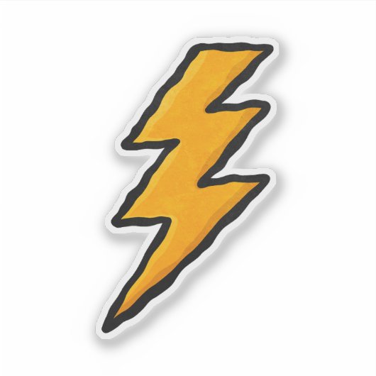 Lightning bolt sticker (Voorkant)