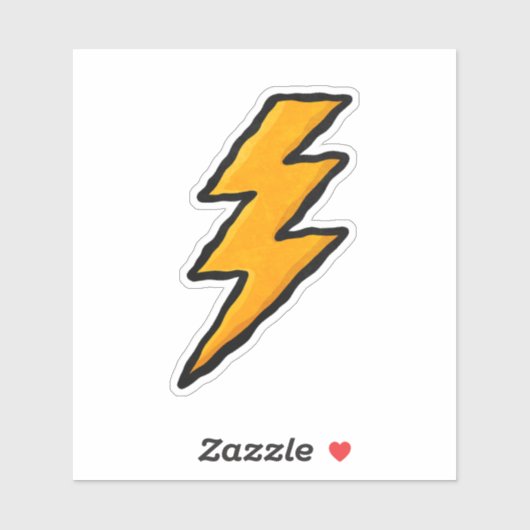 Lightning bolt sticker (Vel)