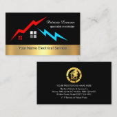 Lightning Bolt Strikes Home Outage Visitekaartje (Voorkant / Achterkant)