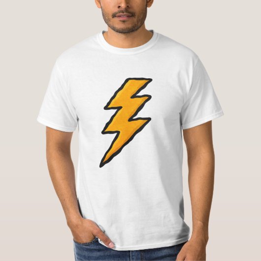 Lightning bolt t-shirt (Voorkant)