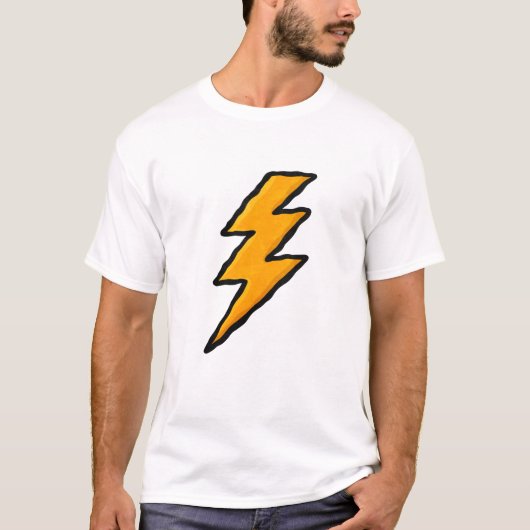 Lightning bolt t-shirt (Voorkant)