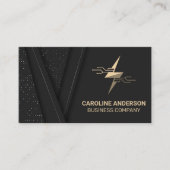 Lightning Bolt Tech Logo Visitekaartje (Voorkant)