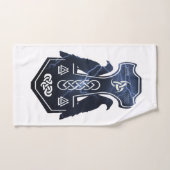 Lightning Bolt Thor's Hammer Bad Handdoek (Handdoek)