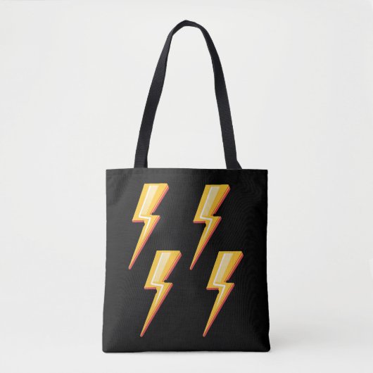 Lightning Bolt Tote Bag (Voorkant)