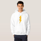Lightning Bolt Yellow Hoodie (Voorkant volledig)
