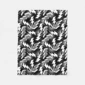 Lightning Bolts Fleece Deken (Voorkant)