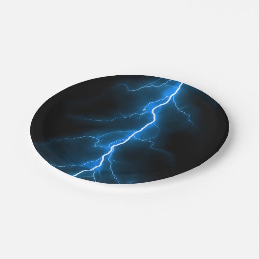 Lightning Bolts Papieren Bordje (Gekanteld)