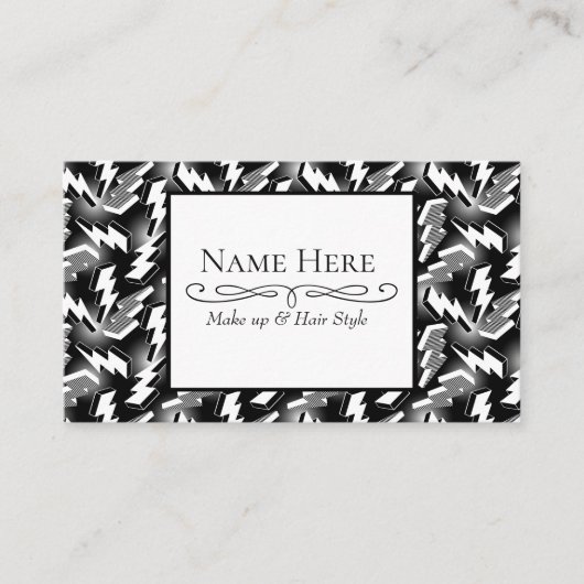 Lightning Bolts Visitekaartje (Voorkant)