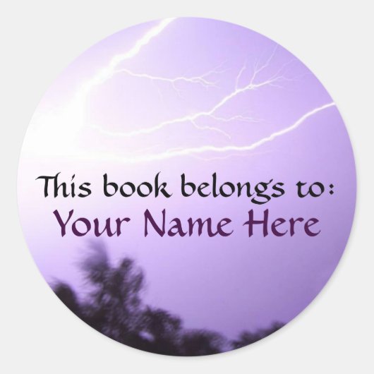 Lightning Book Label (Voorkant)
