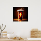 Lightning Brew: Ontdek de kracht van koffie Poster (Keuken)