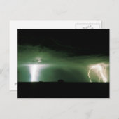 Lightning. Briefkaart (Voorkant / Achterkant)