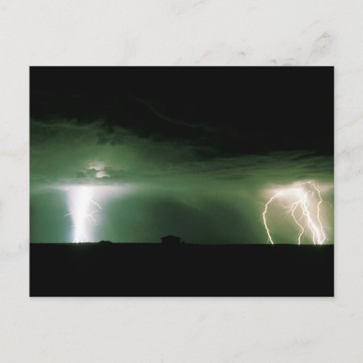 Lightning. Briefkaart (Voorkant)