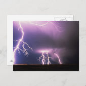 Lightning. Briefkaart (Voorkant / Achterkant)