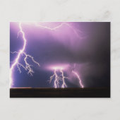 Lightning. Briefkaart (Voorkant)