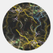 Lightning Bubble Sticker (Voorkant)