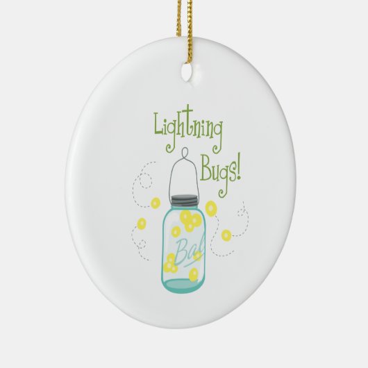 Lightning Bugs Keramisch Ornament (Rechts)