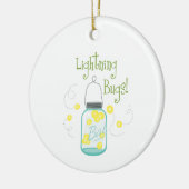 Lightning Bugs Keramisch Ornament (Links)