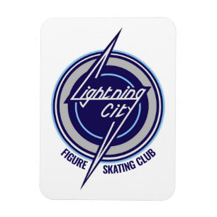 Lightning City Car Magnet 1 Magneet