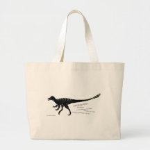 Lightning Claw Dinosaur Canvas tas
