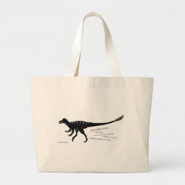 Lightning Claw Dinosaur Canvas tas