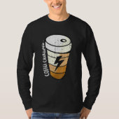 Lightning Coffee Cup batterij opladen T-shirt (Voorkant)
