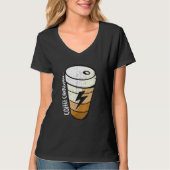Lightning Coffee Cup batterij opladen T-shirt (Voorkant)