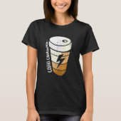 Lightning Coffee Cup batterij opladen T-shirt (Voorkant)