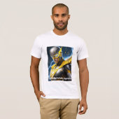 Lightning Controller Superhero-T-shirt T-shirt (Voorkant volledig)