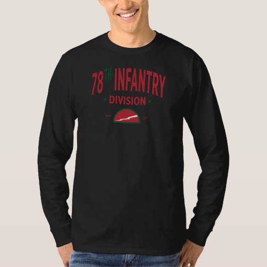 Lightning Division - 78e Infanteriedivisie T-shirt (Voorkant)