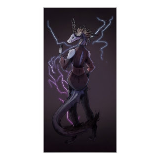 Lightning Dragon, licht draak Perfect Poster