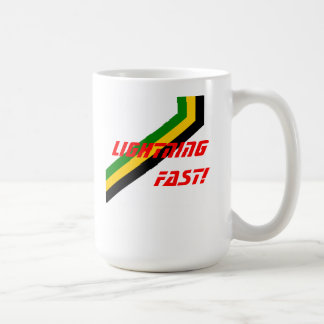 Lightning Fast Jamaica Stripes Koffiemok