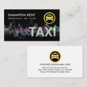 Lightning Fast Taxi Driver Service Visitekaartje (Voorkant / Achterkant)