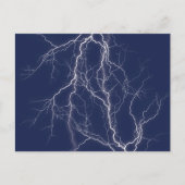 Lightning Fractal Briefkaart (Voorkant)
