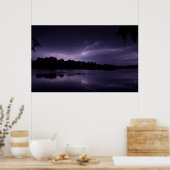 Lightning framed print 2 (Keuken)