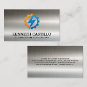 Lightning Gear Logo | elektricien Visitekaartje (Voorkant / Achterkant)