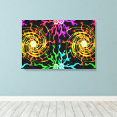 Lightning Hurricane Canvas Afdruk (Insitu (Houten vloer))