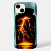 Lightning In A Bottle Digitale Kunst Case-Mate iPhone Case (Achterkant)